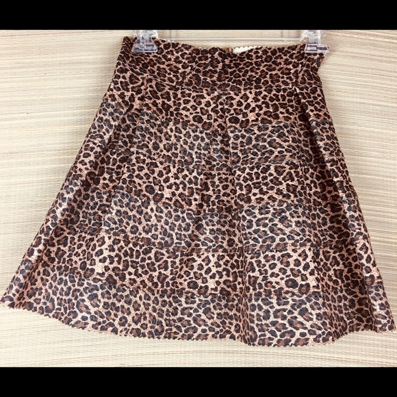 HONEY PUNCH Leopard Print Bandage Skirt - Picture 2 of 5